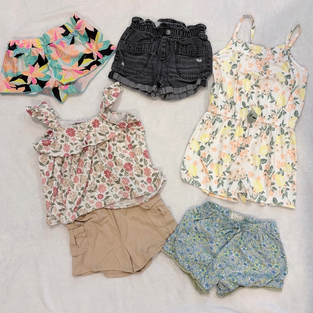 Girls Summery Clothing Bundle – Size 5 (6 Pieces)